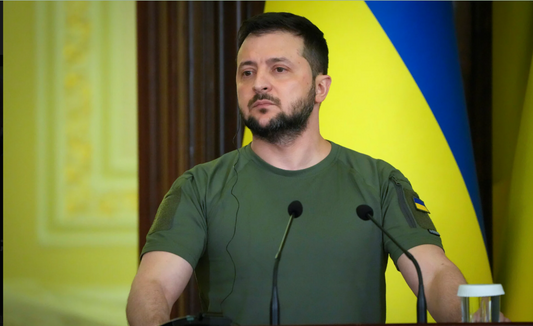 How Ukrainian president Zelensky’s simple green T-shirt became an iconic message of defiance